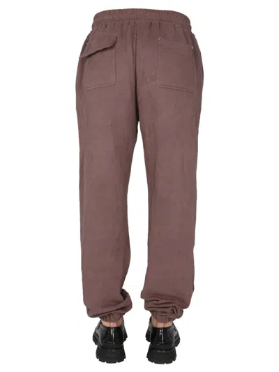 Shop Mouty "biggie" Jogging Trousers In Brown