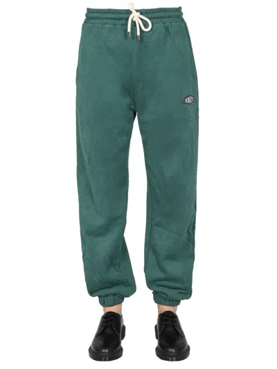 Shop Mouty "biggie" Jogging Trousers In Green