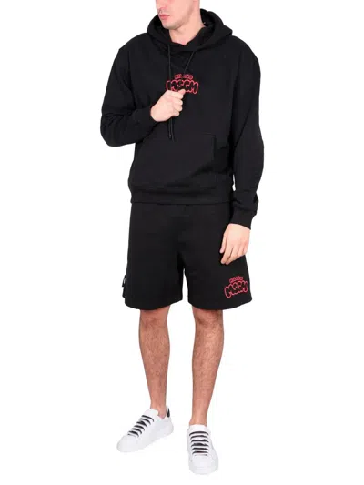 Shop Msgm Cocktail Sweatshirt In Black