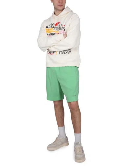 Shop Msgm Sweatshirt With Logo In White