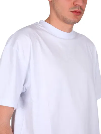 Shop Msgm Volcano T-shirt In White