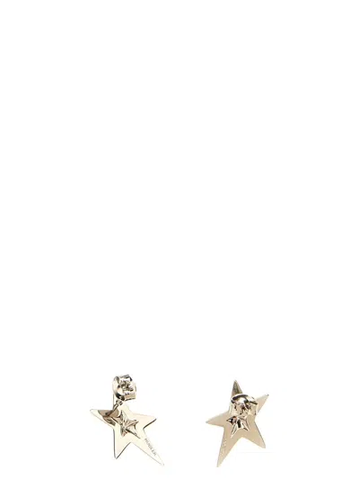 Shop Mugler 'mini Star' Earrings In Silver