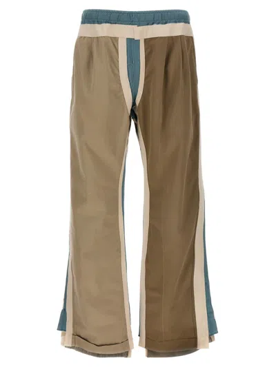 Shop Needles Patchwork Trousers In Multicolor