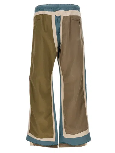 Shop Needles Patchwork Trousers In Multicolor