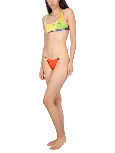 Shop Off-white Bikini Costume In Multicolour