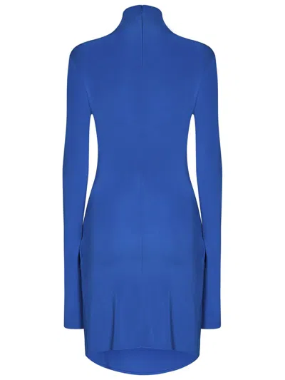 Shop Off-white Dress In Blue