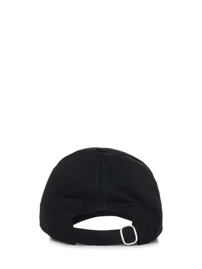 Shop Off-white Drill Off Stamp Hat In Black