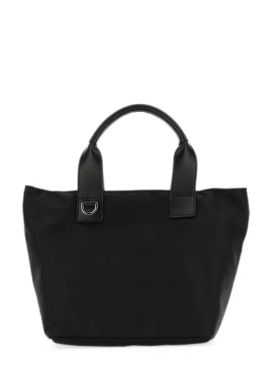 Shop Orciani Smart Ecoline Handbag In Black