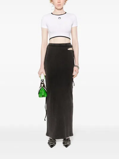 Shop Ottolinger Skirt In Black
