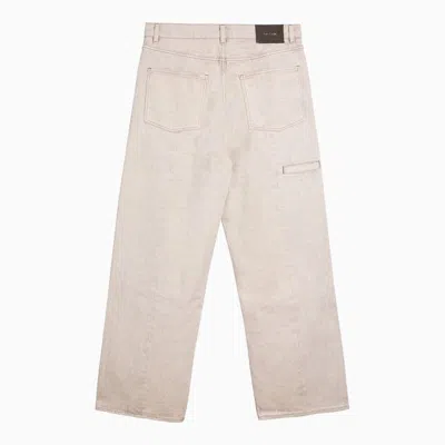 Shop Our Legacy Ghost Attic Wide Denim Trousers In Grey
