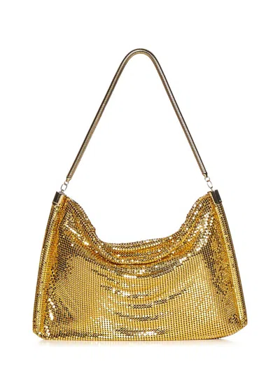 Shop Rabanne Paco  Pixel Tube Shoulder Bag In Golden