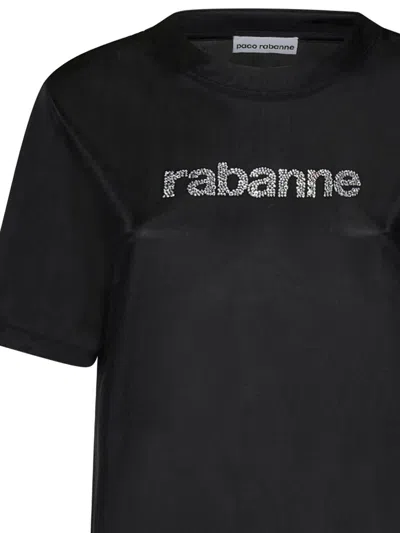 Shop Rabanne Paco  T-shirt In Black