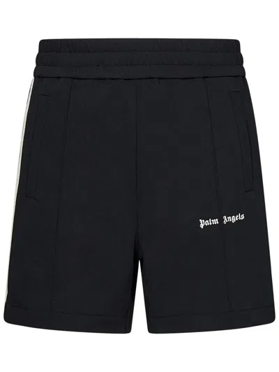 Shop Palm Angels Classic Logo Shorts In Black