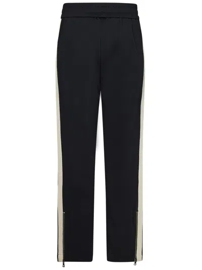 Shop Palm Angels Classic Logo Track Trousers In Black