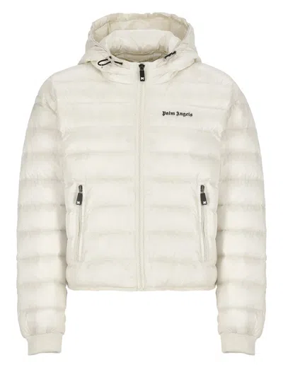 Shop Palm Angels Coats Ivory