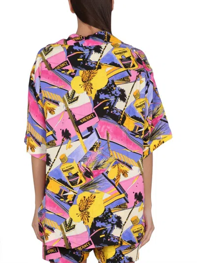 Shop Palm Angels Miami Mix Print Shirt In Multicolour