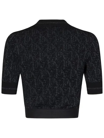 Shop Palm Angels Monogram Sweater In Black