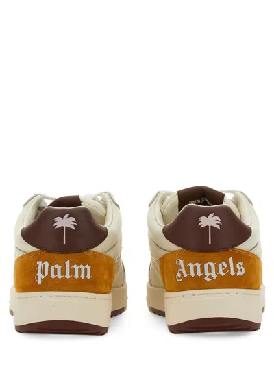 Shop Palm Angels University Sneakers In Beige