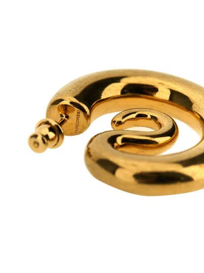 Shop Panconesi 'serpent Hoops S' Earrings In Gold