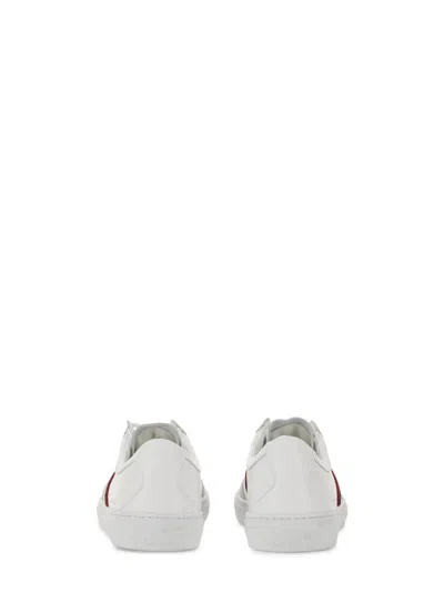 Shop Paul Smith Sneaker With Logo In White