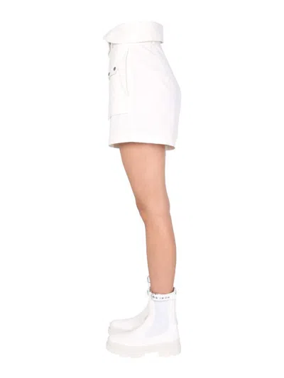 Philosophy Di Lorenzo Serafini High Waist Bermuda In White