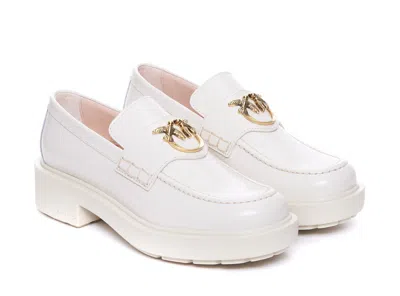 Shop Pinko Flat Shoes In White