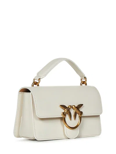 Shop Pinko Mini Love Bag One Light Handbag In White
