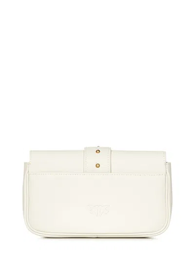 Shop Pinko Pocket Love Bag One Simply Shoulder Bag In White