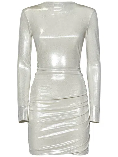 Shop Pinko Vulcaia Mini Dress In White