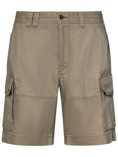 Shop Polo Ralph Lauren Shorts In Beige