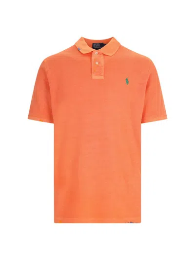 Shop Polo Ralph Lauren T-shirts And Polos In Orange