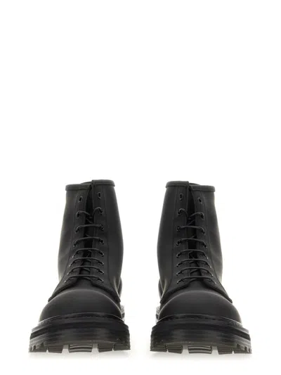 Shop Premiata Leather Boot In Black