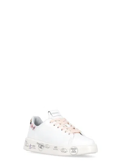 Shop Premiata Sneakers White