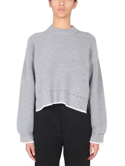 Shop Proenza Schouler White Label Wool Jersey. In Grey