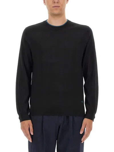 Shop Ps By Paul Smith Ps Paul Smith Jersey With Logo In Black