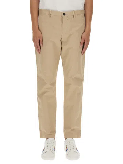 Shop Ps By Paul Smith Ps Paul Smith Regular Fit Pants In Beige