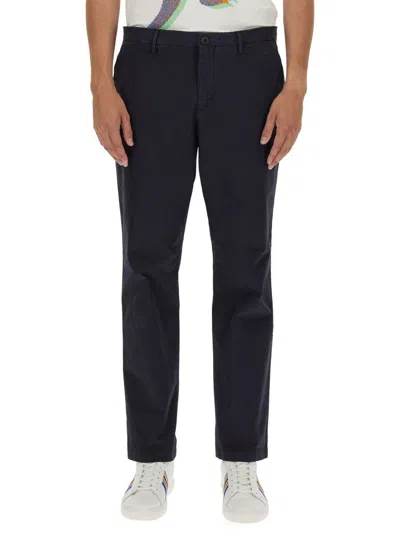 Shop Ps By Paul Smith Ps Paul Smith Regular Fit Pants In Blue
