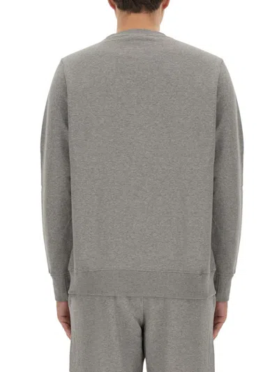 Shop Ps By Paul Smith Ps Paul Smith Sweatshirt With Zebra Patch In Grey