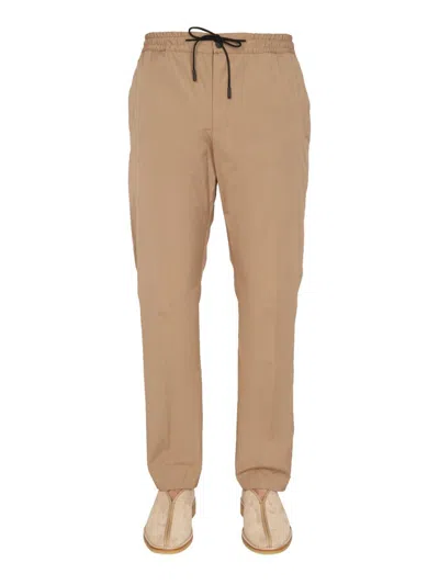 Shop Pt Torino "omega" Trousers In Beige