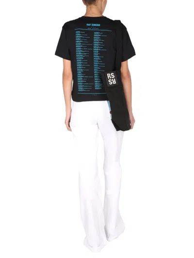 Raf Simons Regular Fit Ataraxia Tour T-shirt In Black
