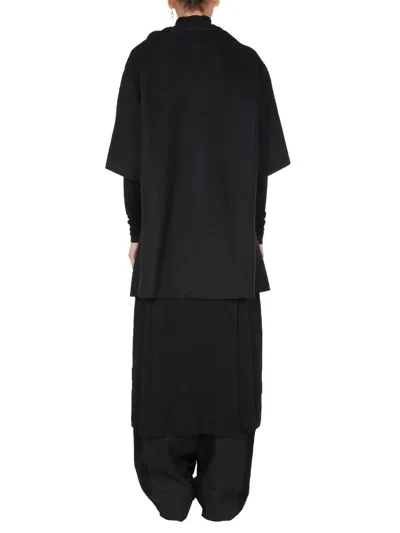 Shop Raf Simons "ataraxia" Wool Blend Dress In Black