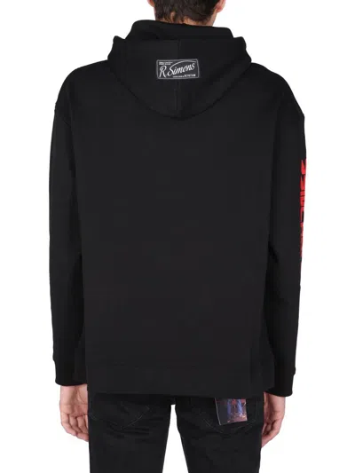 Shop Raf Simons "sinchronicity" Sweatshirt In Black