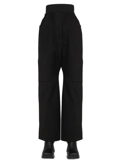 Shop Raf Simons High Waist Pants In Black