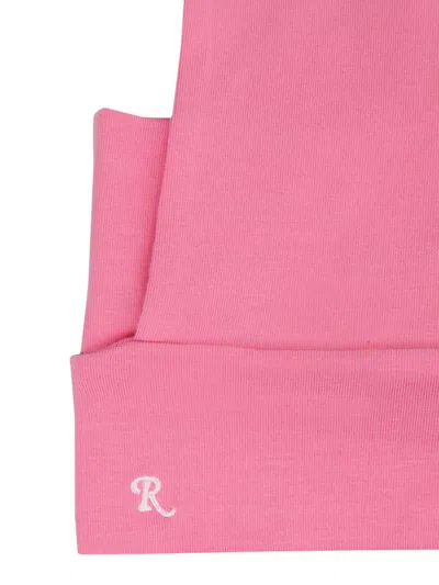 Raf Simons Pink Hoodie Neckpiece Beanie In Pink
