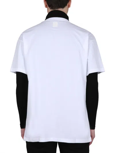 Shop Raf Simons Ovesize Fit T-shirt In White