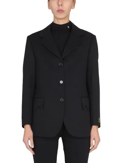 Raf Simons Women's Single-breasted Jacket In Black