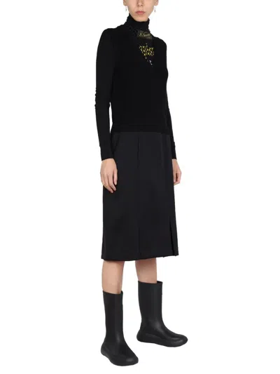Raf Simons Women's Straight Cut Skirt In Black