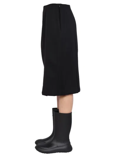 Raf Simons Women's Straight Cut Skirt In Black