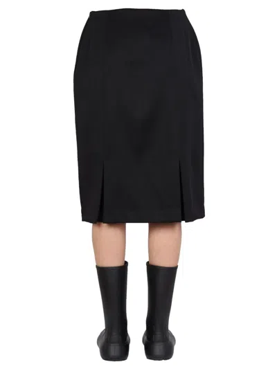 Raf Simons Women's Straight Cut Skirt In Black