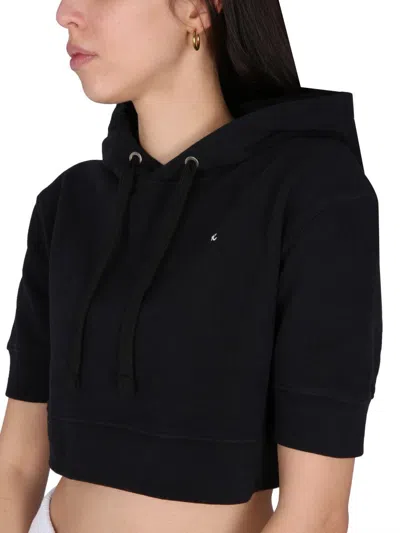 Shop Raf Simons Sweatshirt With Logo Embroidery In Black